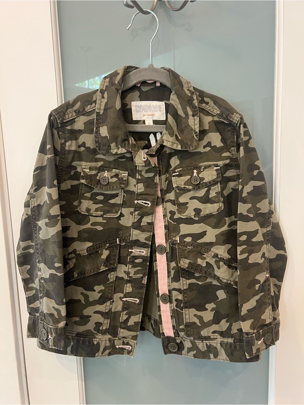 Gymboree Olive & Khaki Camo Jean Jacket for Kids